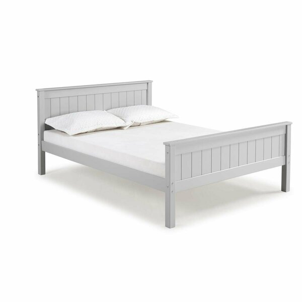 Kd Cama De Bebe Harmony Full Wood Platform Bed Dove Gray KD3236253